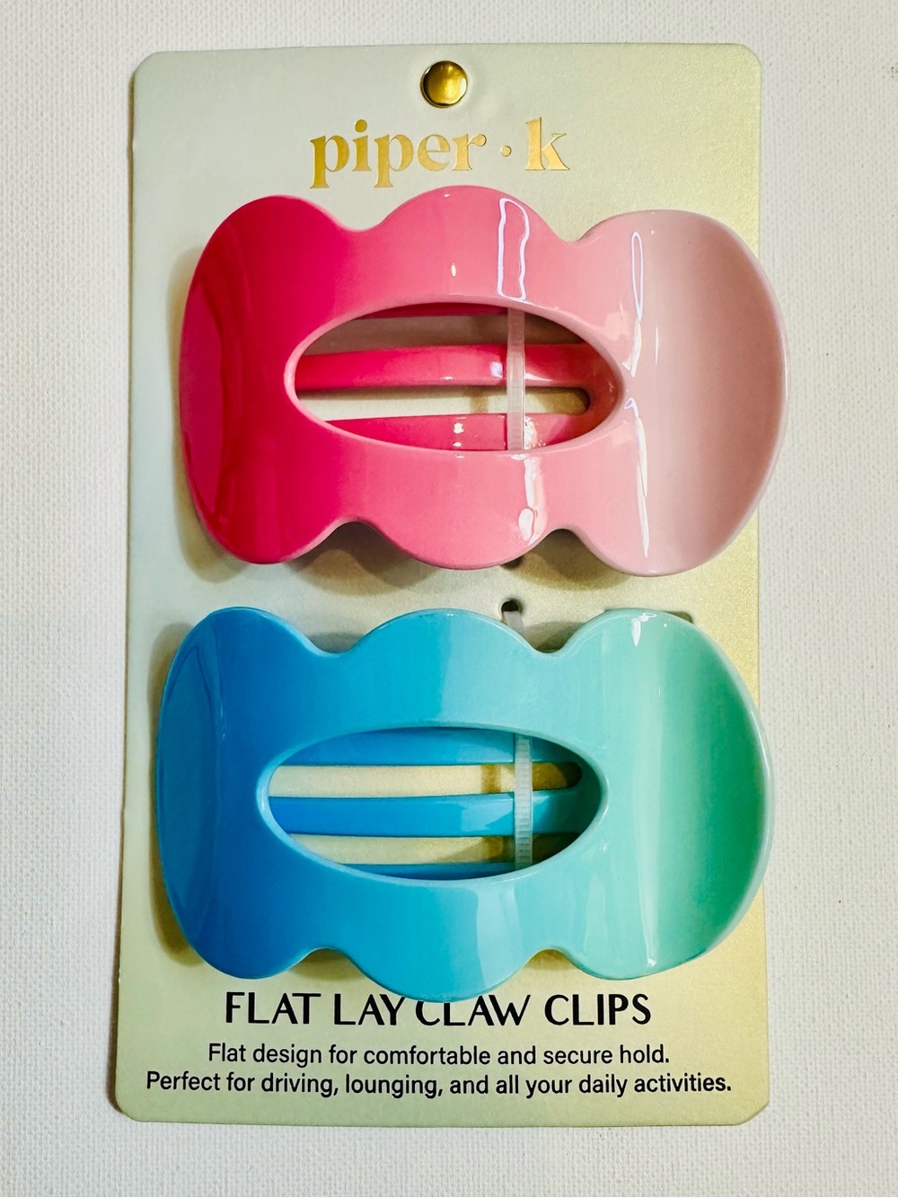 Piper K Flat Lay Claw Clips Set